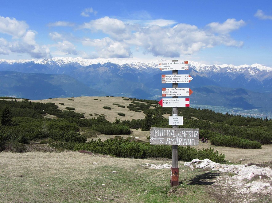 Roén, la vetta e l’anello delle cinque malghe